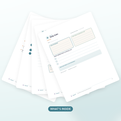 Calm Mind - Anxiety & Overwhelm Workbook