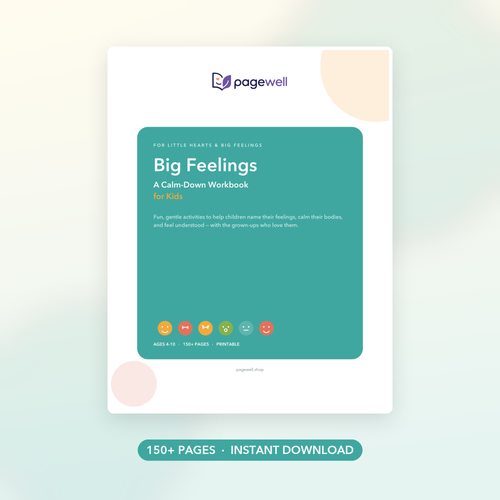 Big Feelings - A Calm-Down Workbook for Kids