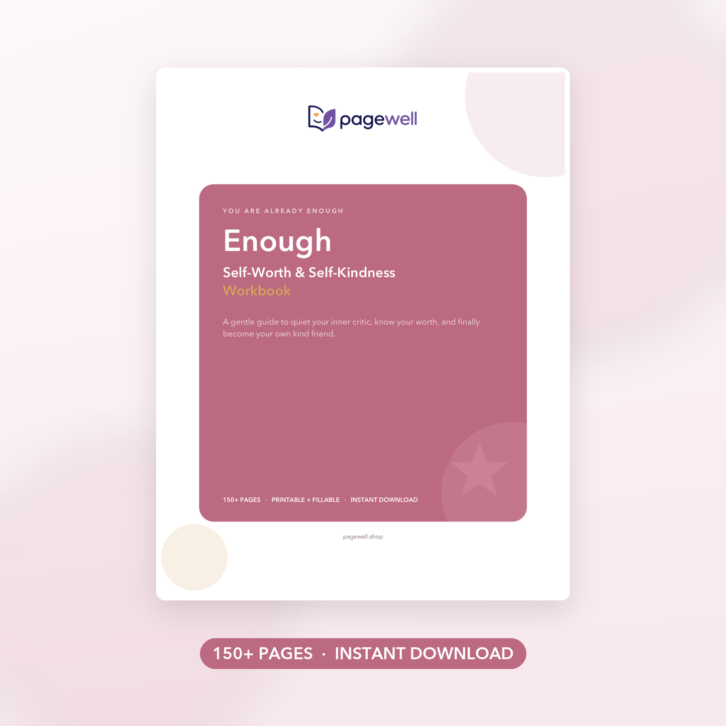 Enough - Self-Worth & Self-Kindness Workbook